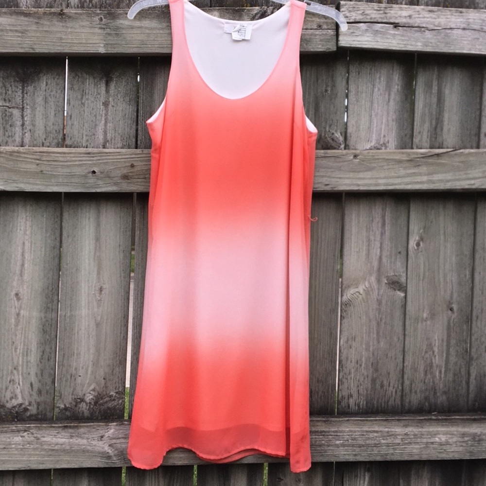 Last Chance Orange  flowing Dress size S/P